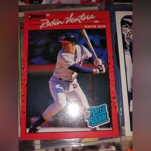 Robin Ventura Rookie error card. Very rare.